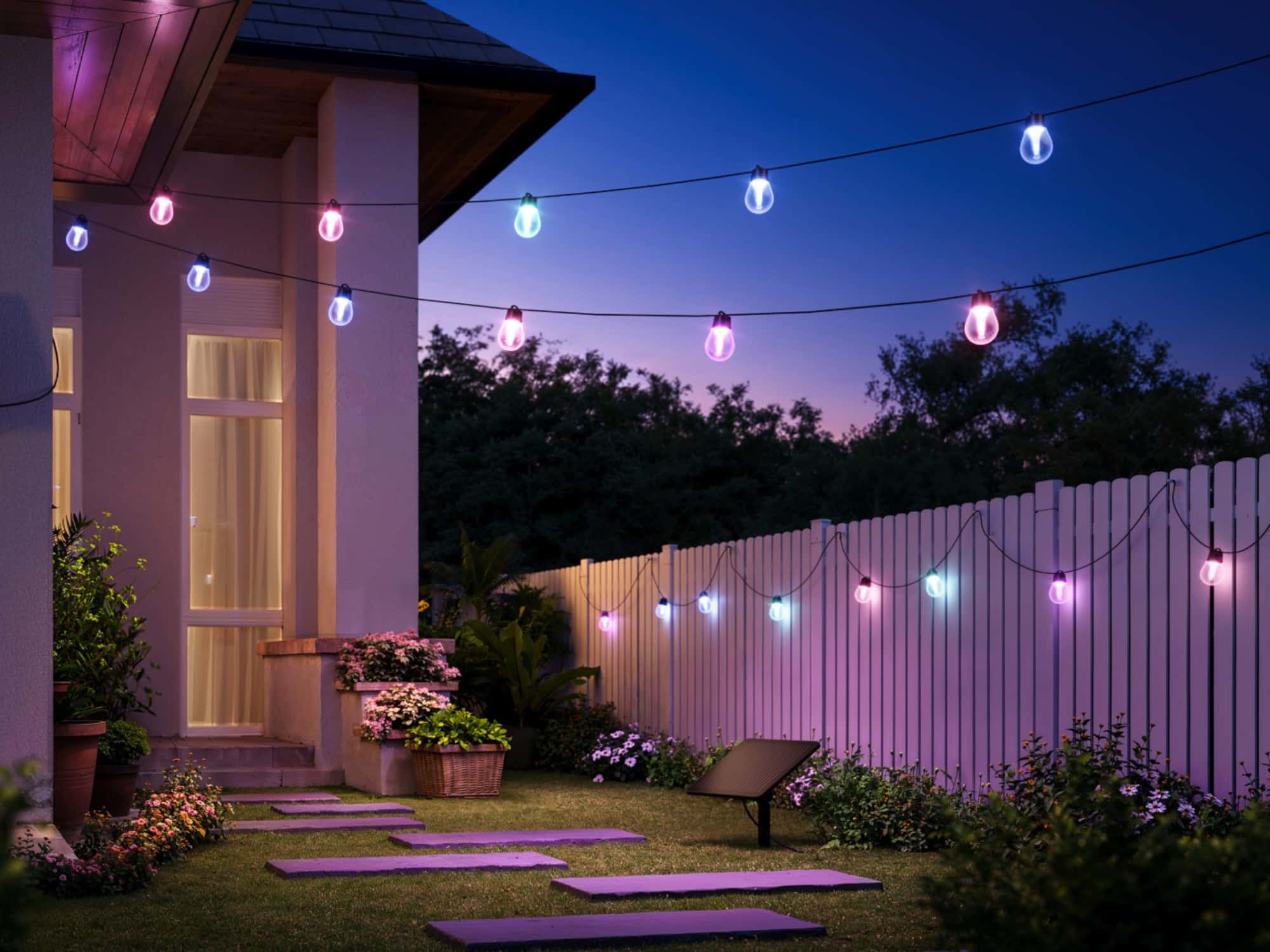 Govee debuts Outdoor Solar String Lights: Brighter RGBICW effects, Matter support and a USB-C backup