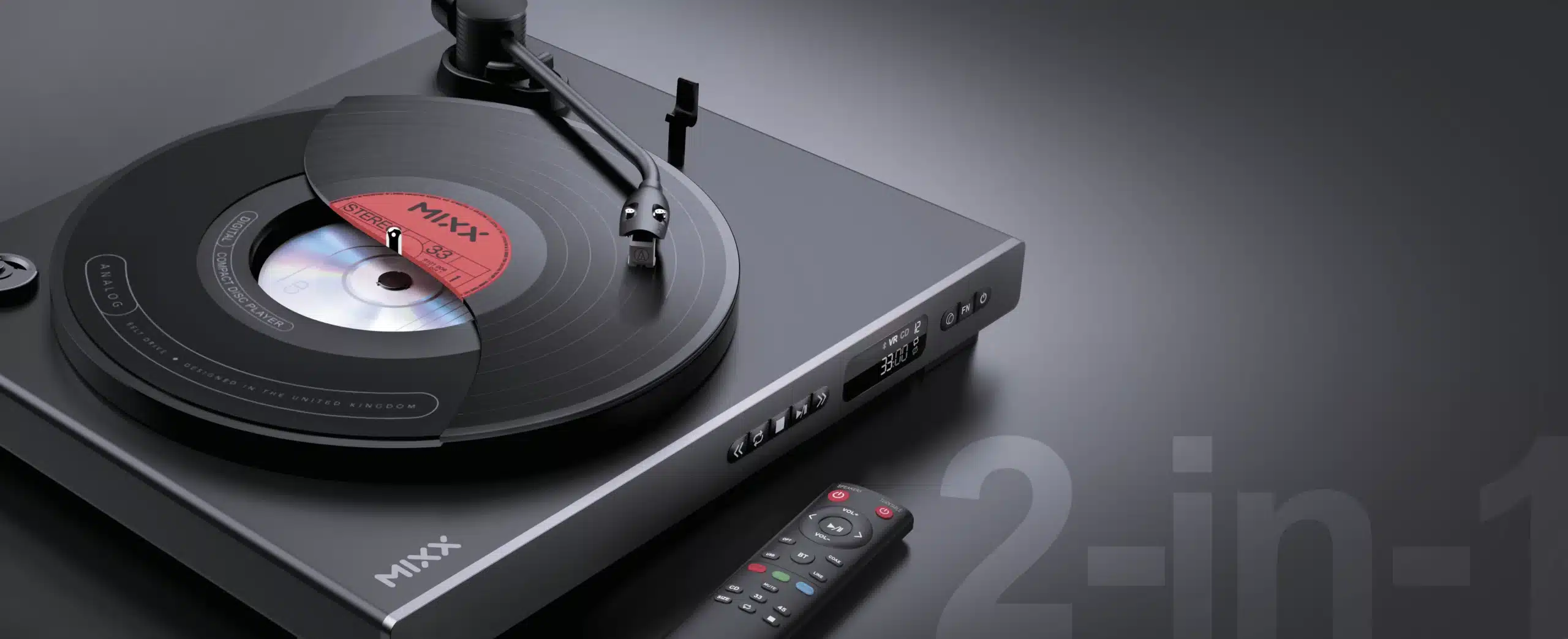 MIXX Analog Plus review: the 2-in-1 turntable and CD player that brings Bluetooth into your retro setup