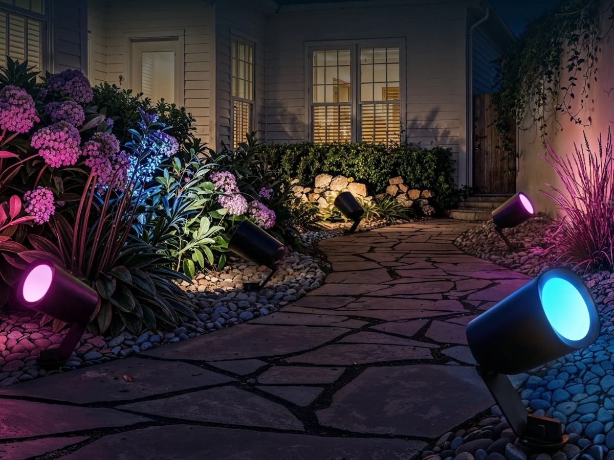 Govee Outdoor Spotlights Lite arrive with Matter: a lower-cost smart lighting option for patios and gardens