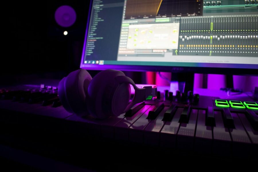 Music studio laptop