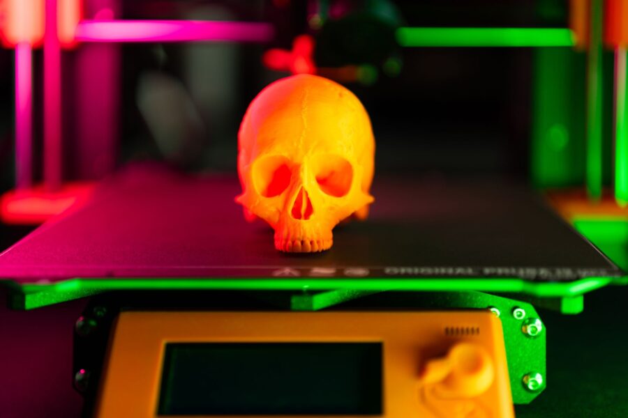 Bioprinter printing human