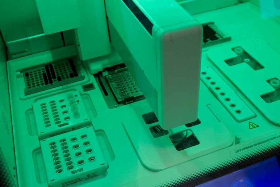 Printed microfluidic chip