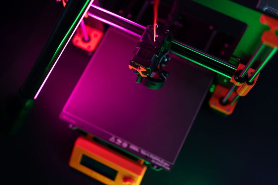 Printing smart materials