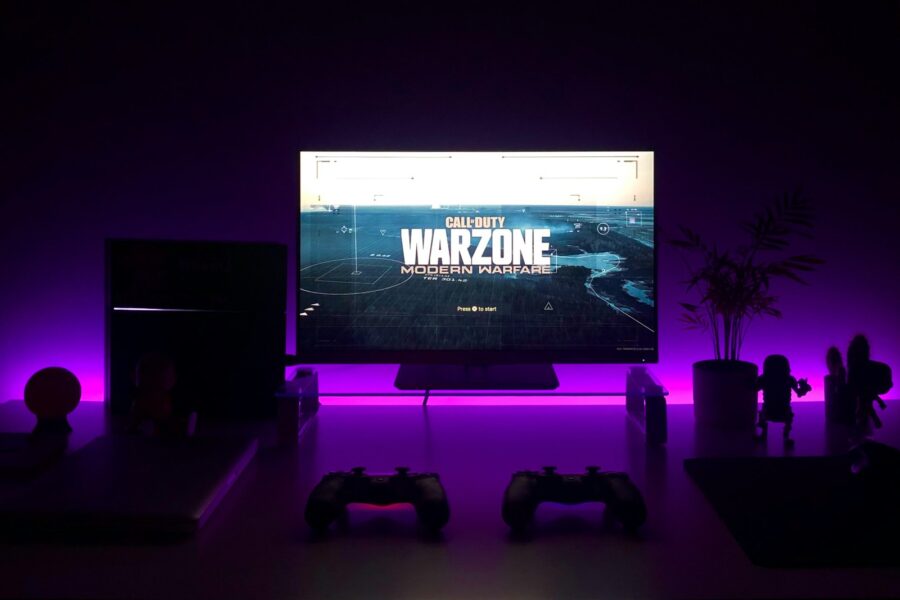 Gaming setup screen