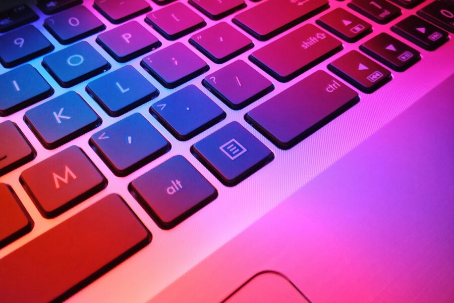 Modern laptop desk