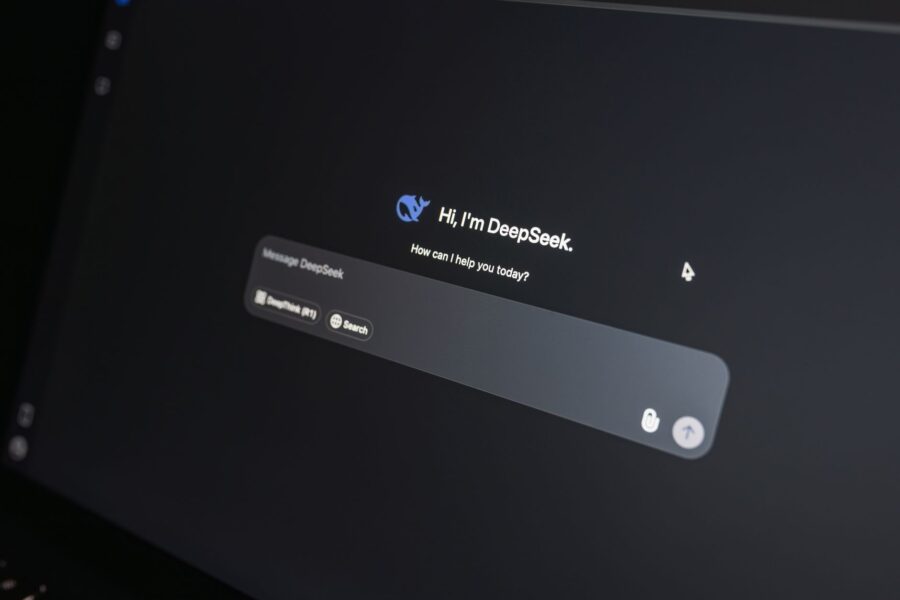 Laptop screen chatbot