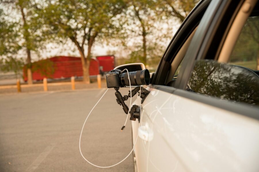 Smartphone car door