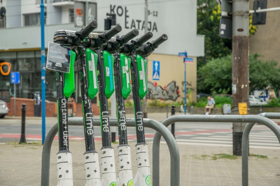 Electric scooter sharing