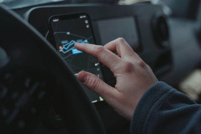 Car interior smartphone