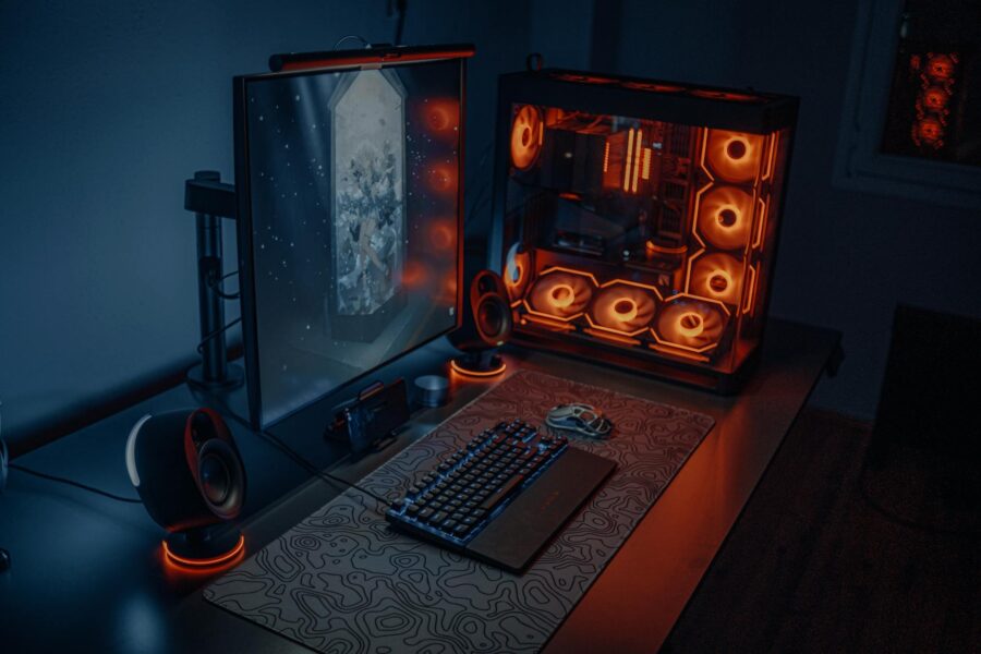 Quiet gaming setup