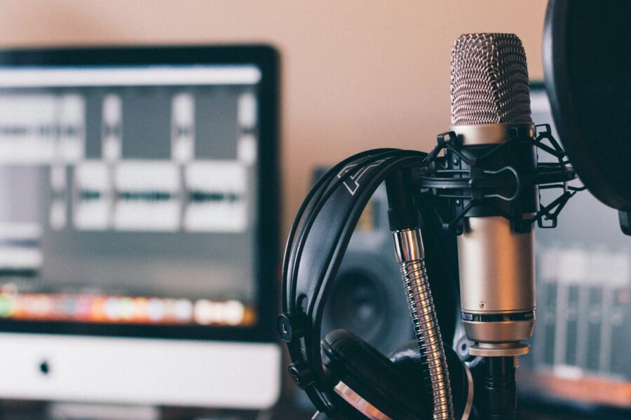 Home podcast setup