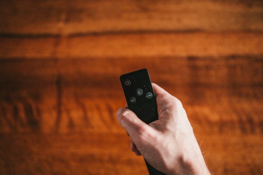Modern soundbar remote