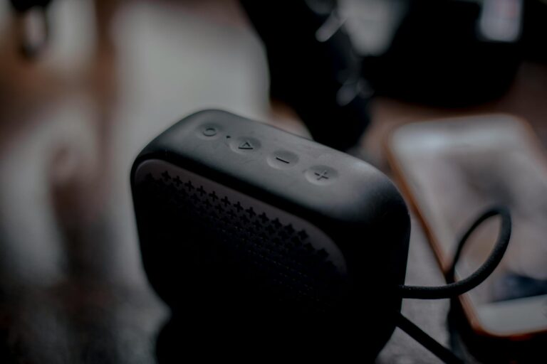 Settings audio menu