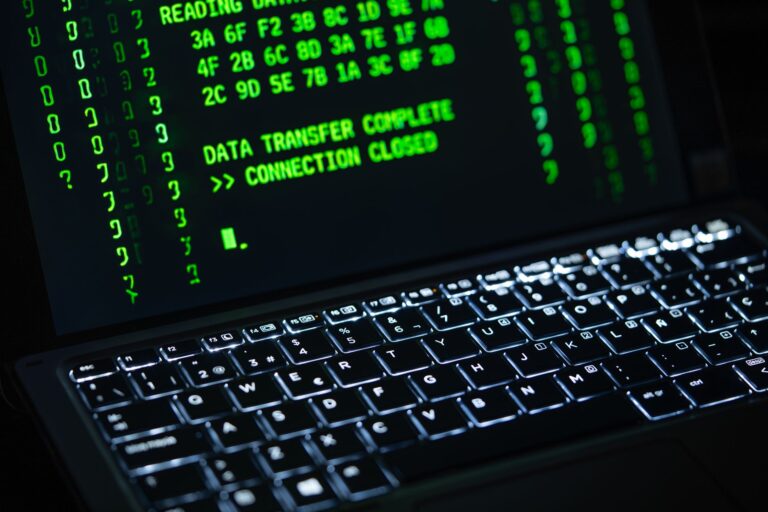 Encrypted laptop keyboard