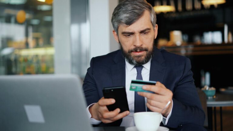 Woman using smartphone