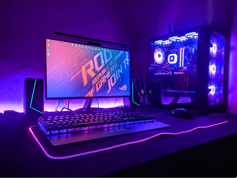 Quiet gaming setup