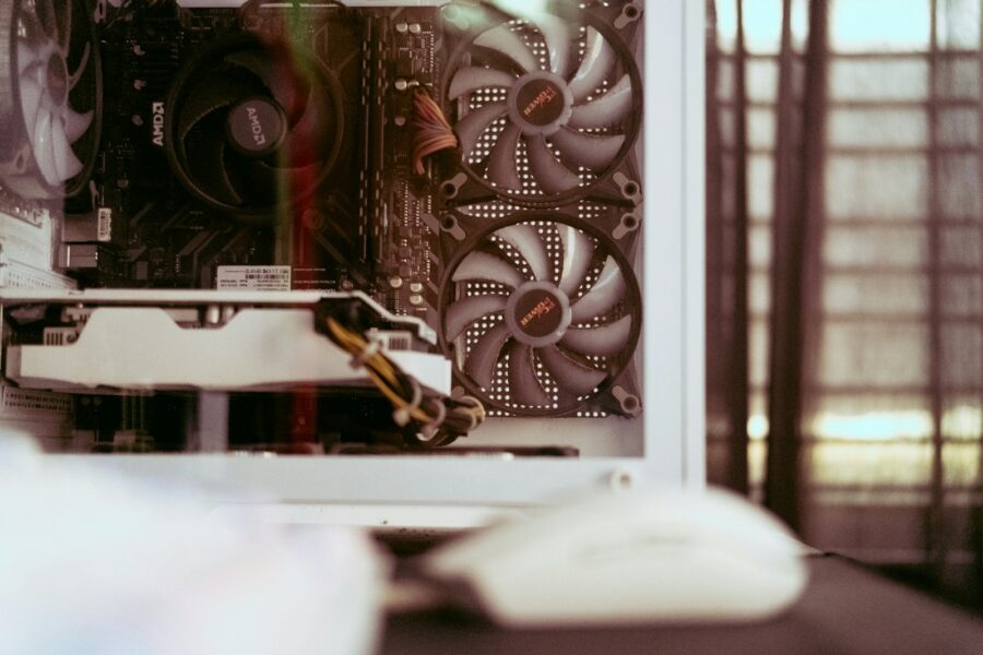 Desktop case fans