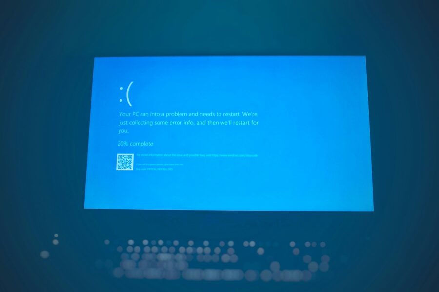 Laptop screen browser