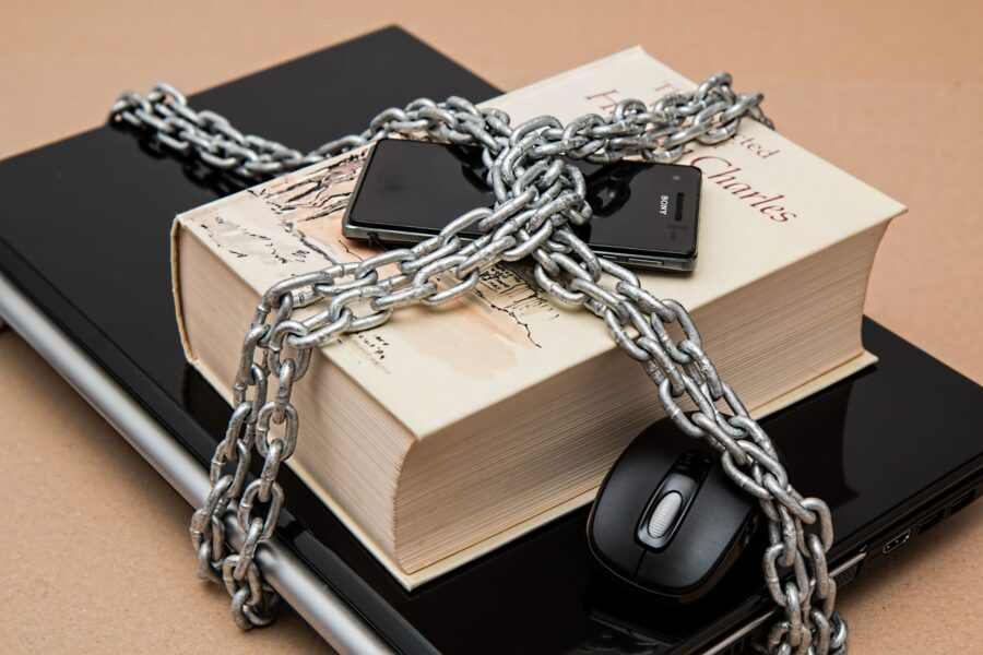 Laptop smartphone password