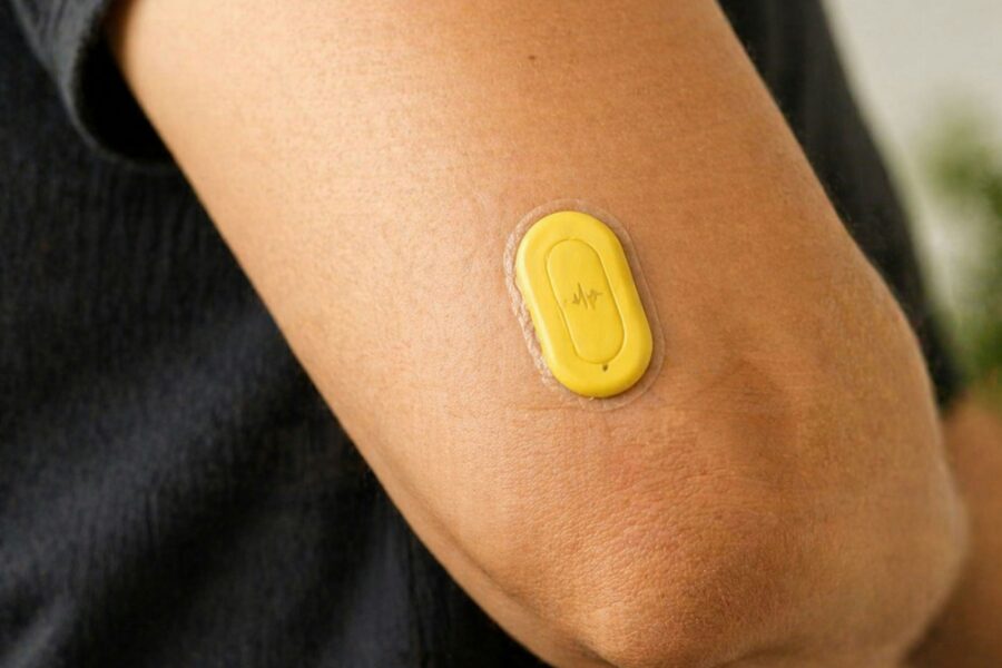 Wearable ultrasound patch