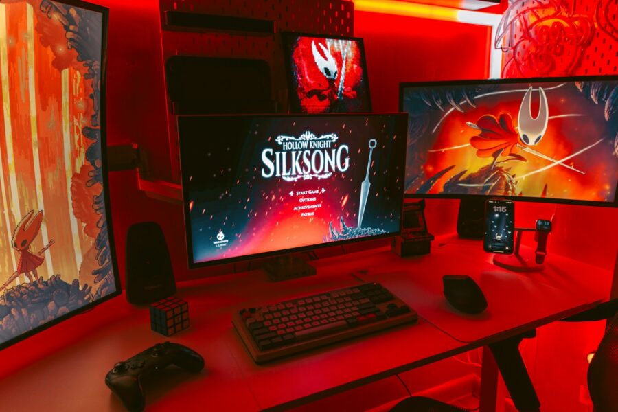 Gamer desk multiple