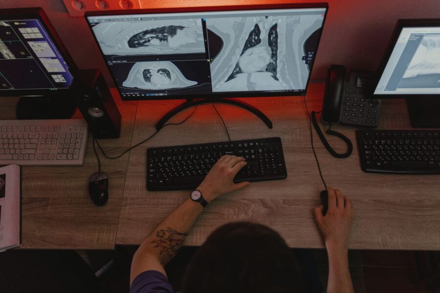 Person using generator