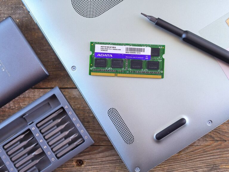 Laptop ssd installation