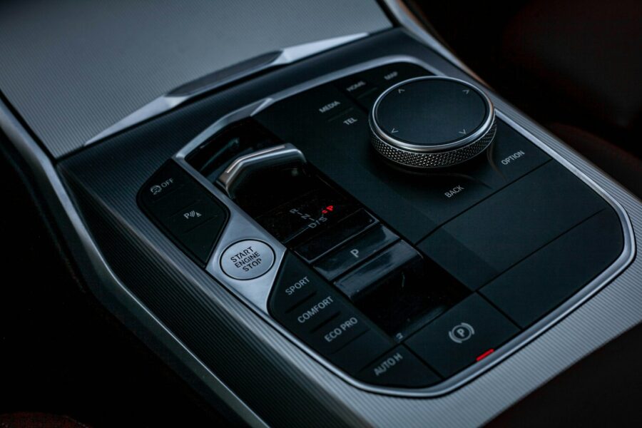 Modern car dashboard