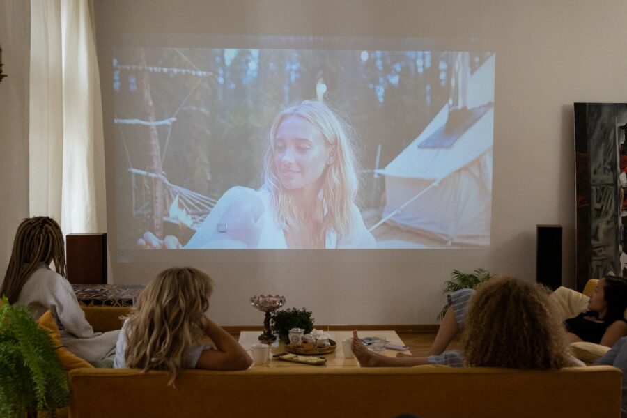 Home projector living