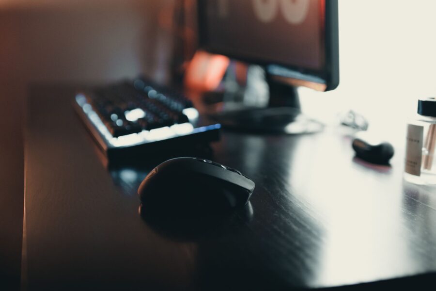Computer mouse desk