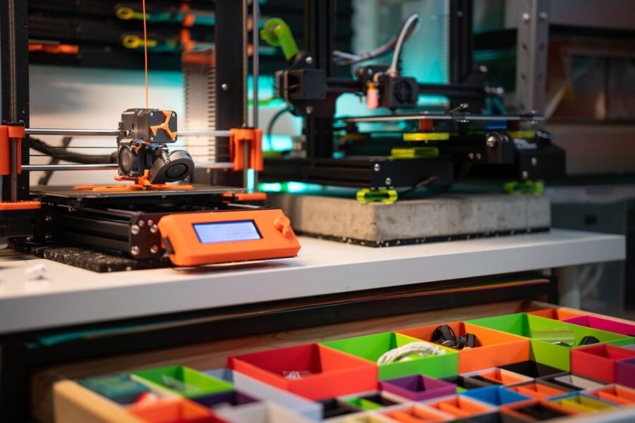 Bioprinter lab printed