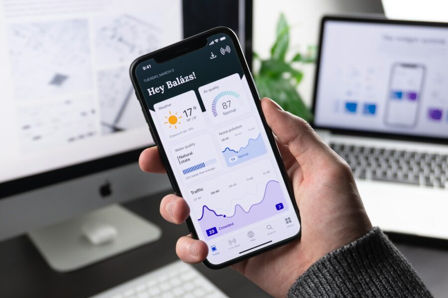 Smartphone banking app