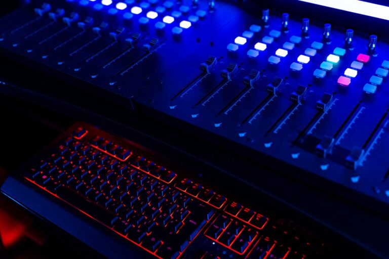Audio mixing desk