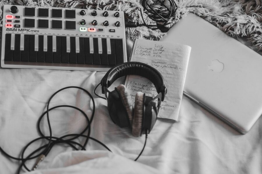 Music producer laptop