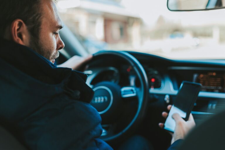 Car telematics screen