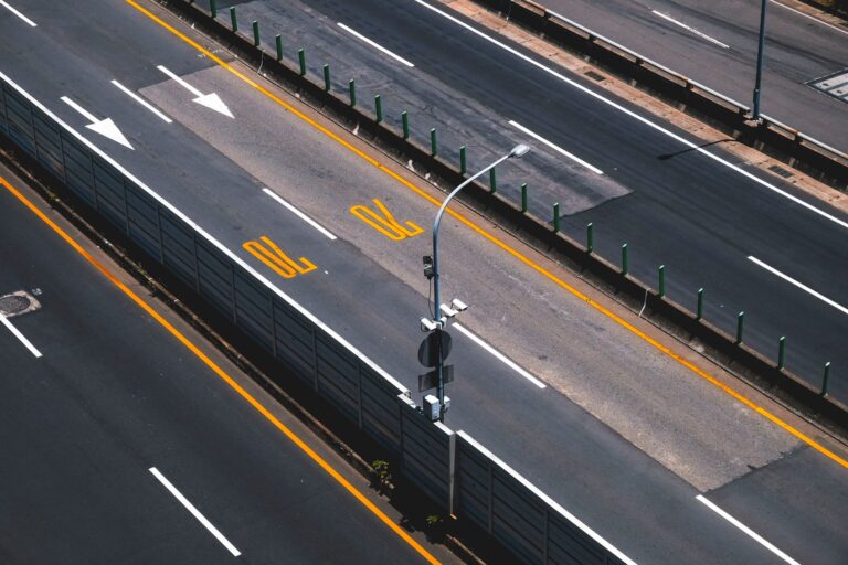 Windshield camera lane