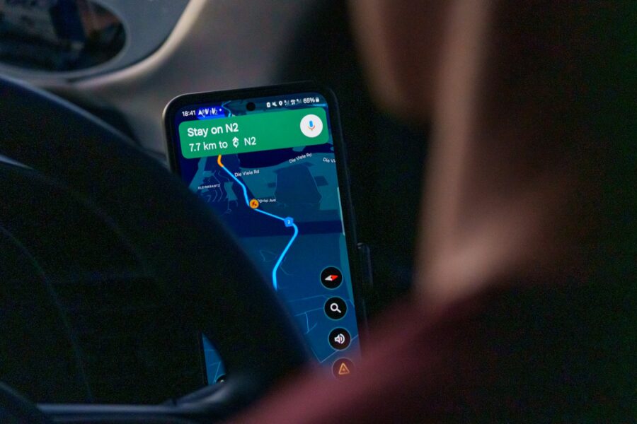 Car dashboard smartphone