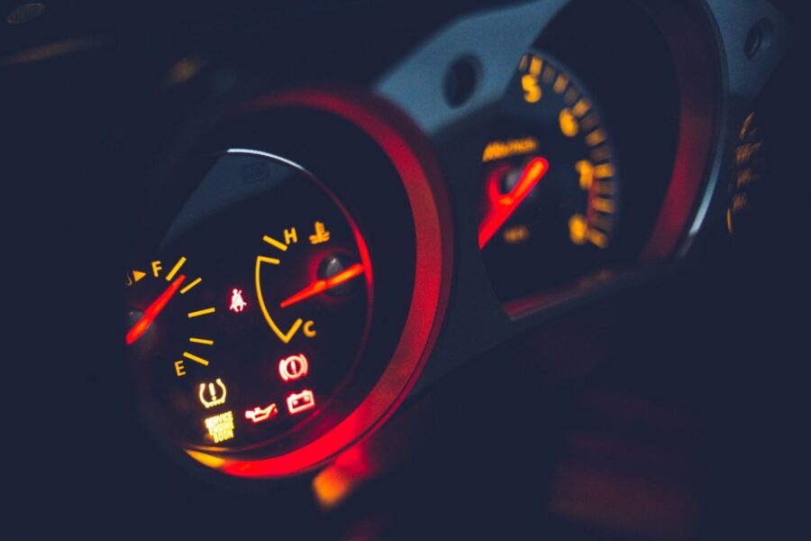 Car dashboard tire