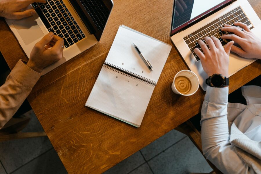 Laptop meeting notes