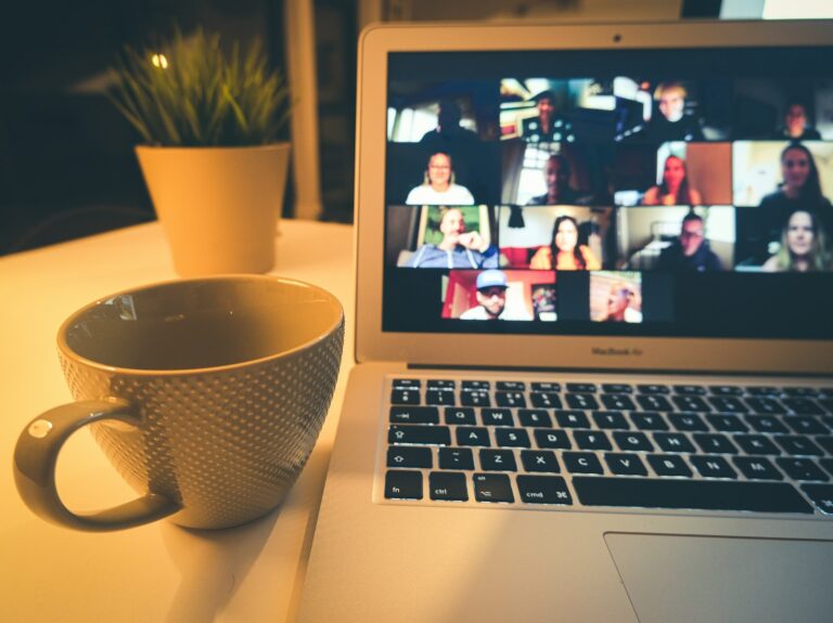 Online meeting screen