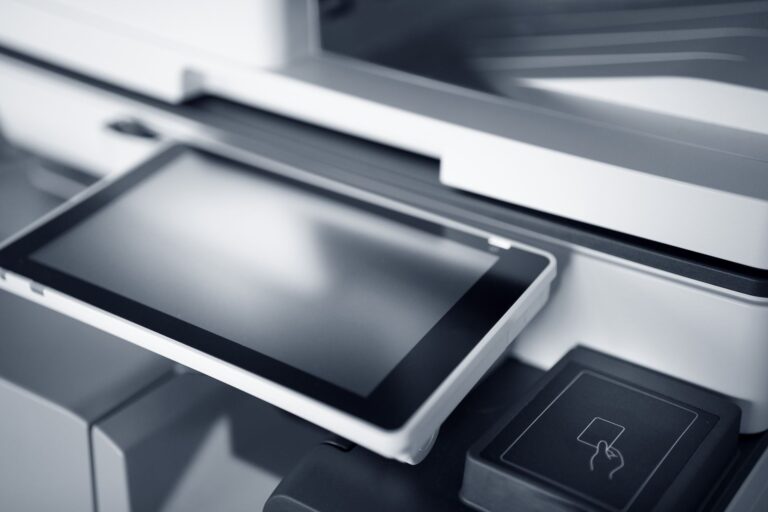 Printer settings screen
