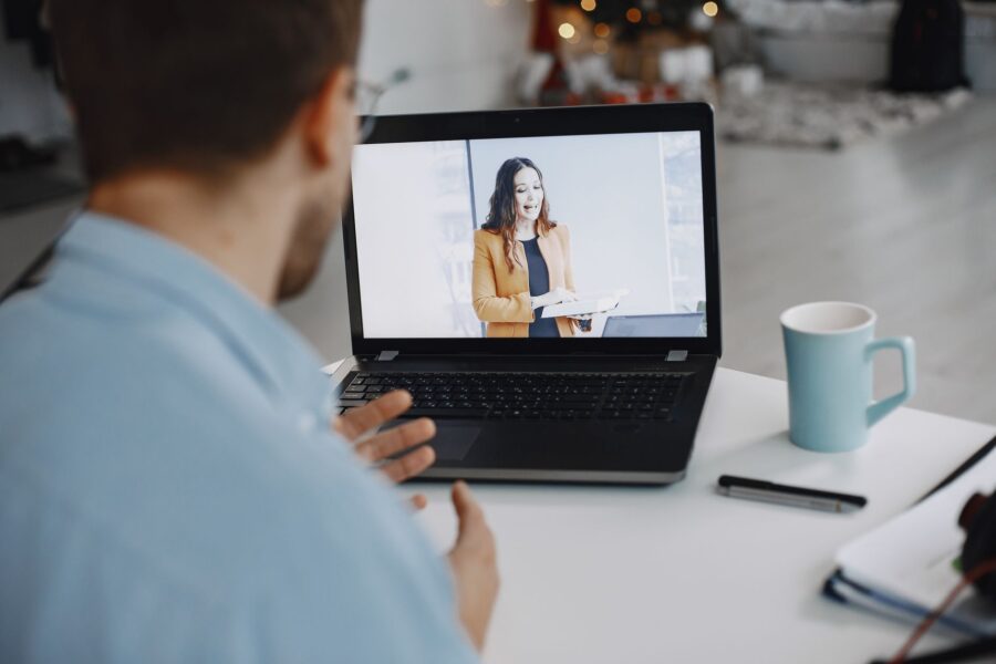 Video call laptop