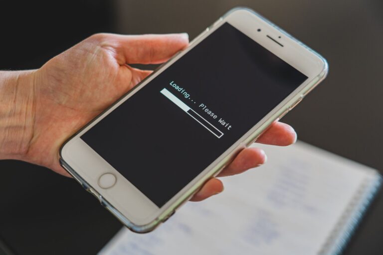 Smartphone backup progress