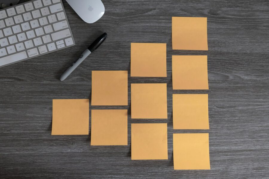 Laptop kanban board
