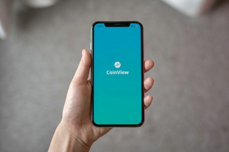 Person holding smartphone