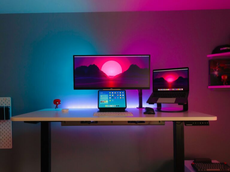 Mini desk dual