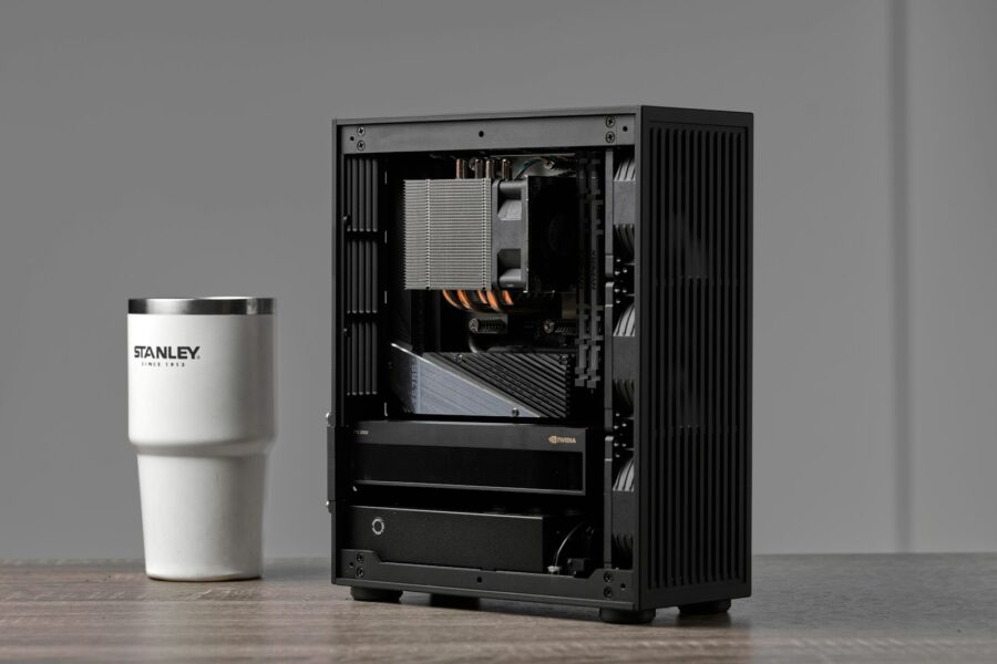 Desktop open case
