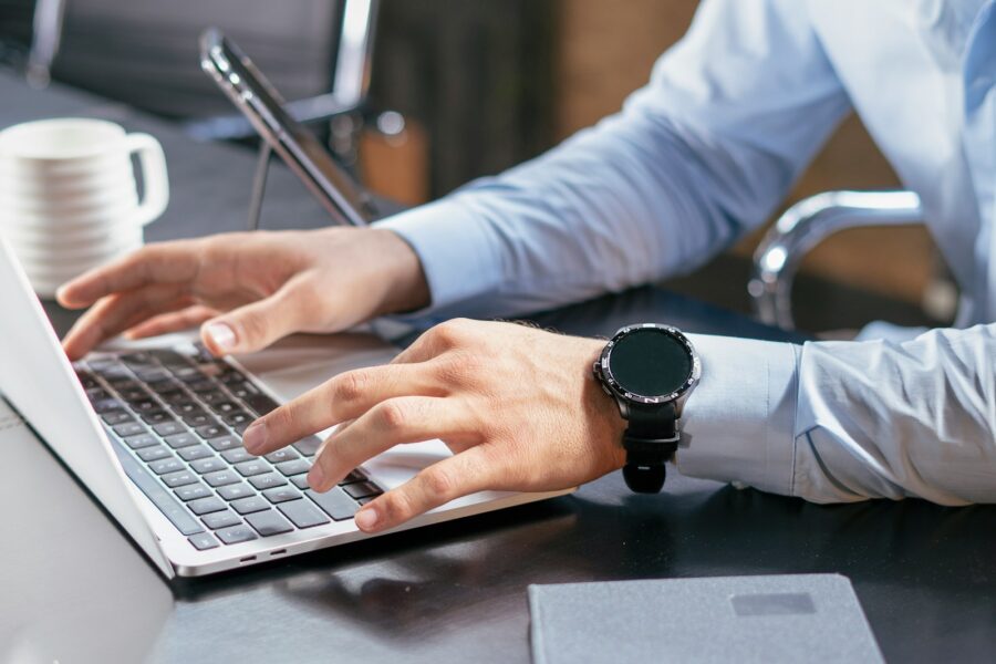 Smartwatch wrist productivity